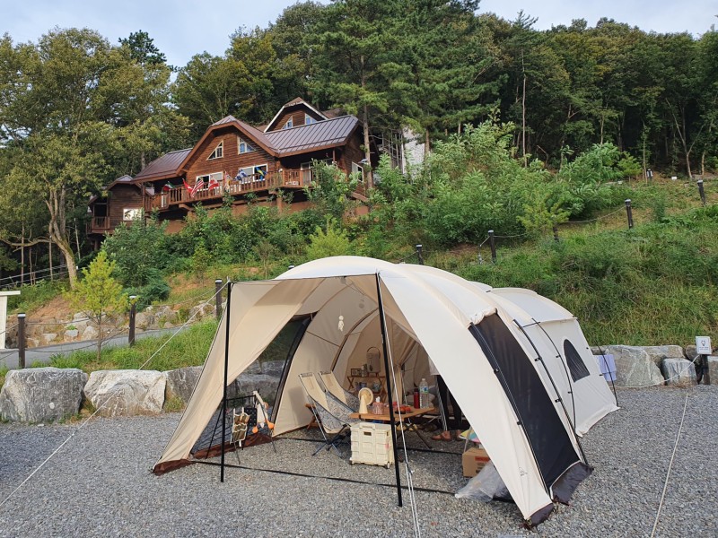 진천 더빌리지 오크돔M 텐트