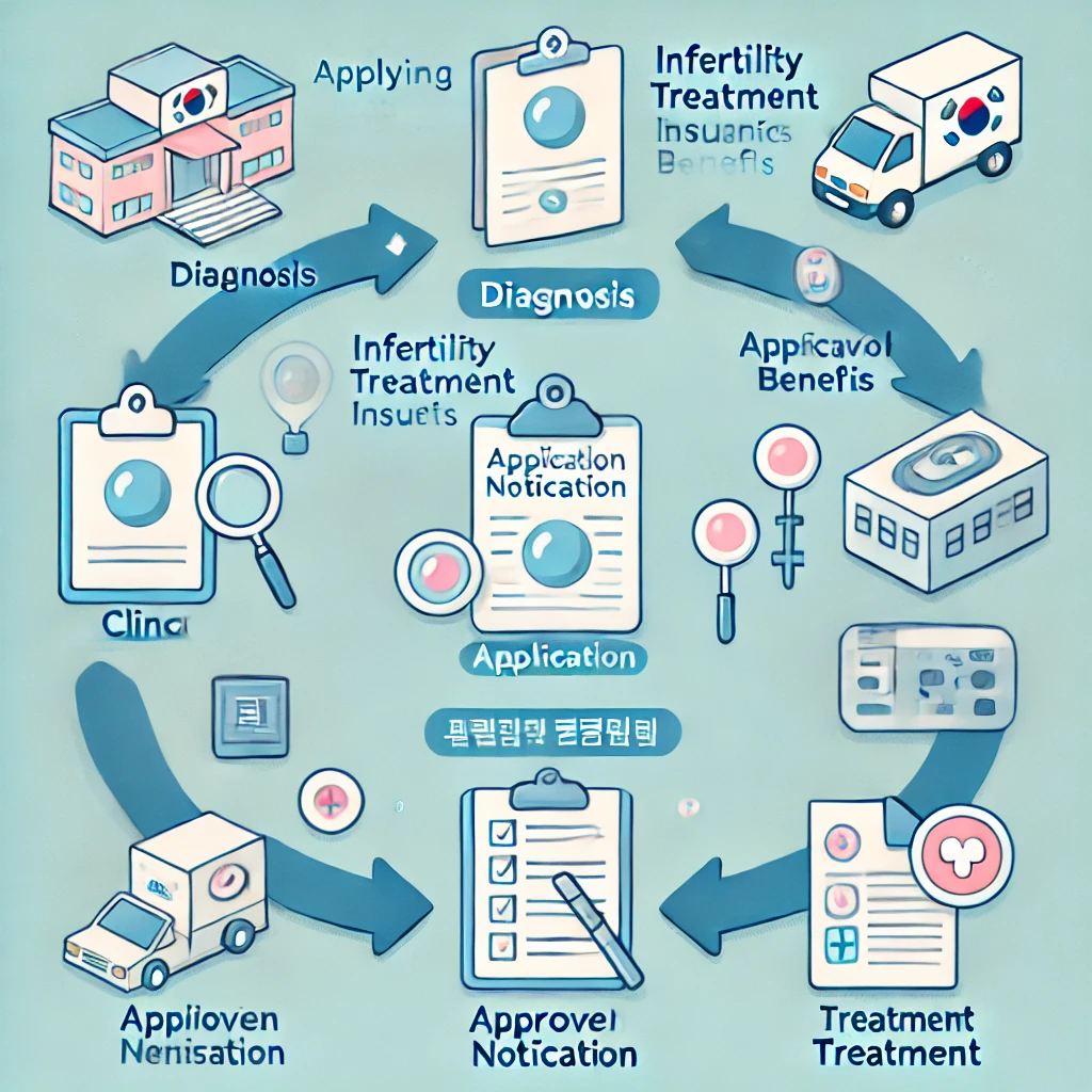난임 진료 급여 절차 – 난임 진단, 지원 신청, 시술 진행 및 본인 부담금 납부 과정