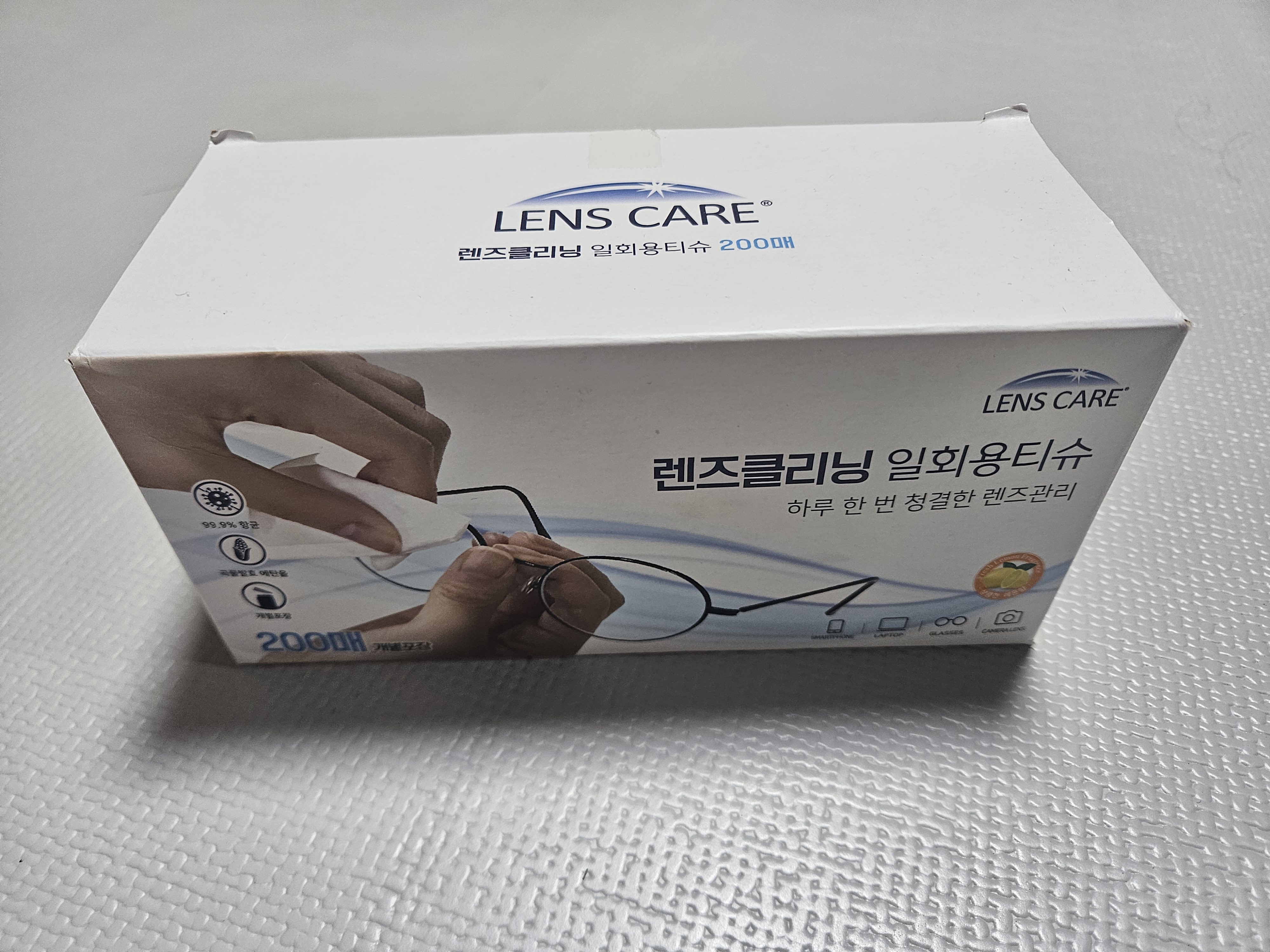 매일 닦아도 새것처럼! LENS CARE 렌즈크리닝 일회용 티슈 200매 솔직 후기 관련 사진