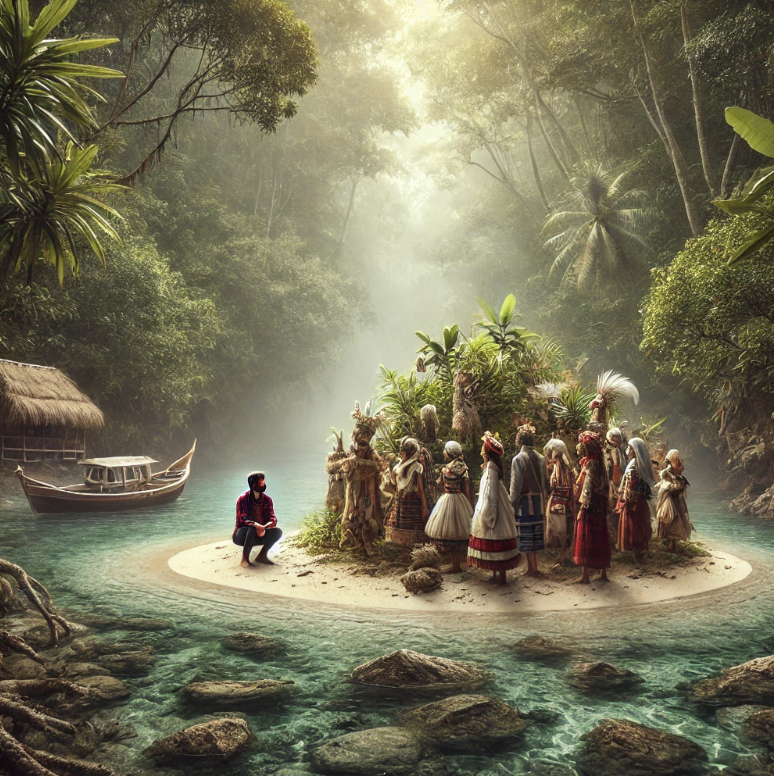 '김씨 표류기'와 '웰컴 투 동막골'과 관련된 이미지