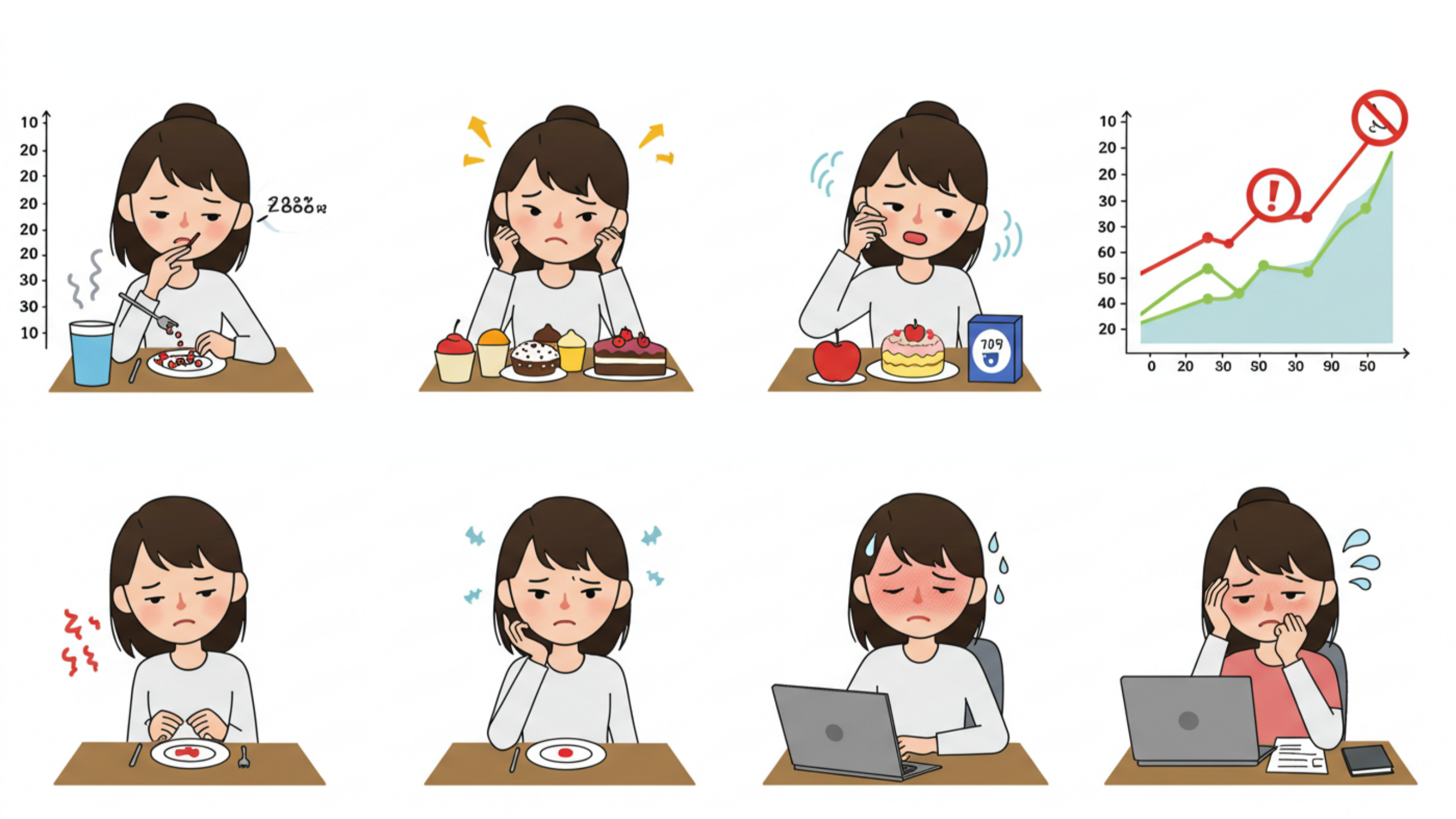 혈당관리 공복 혈당 식후 졸림 자가진단