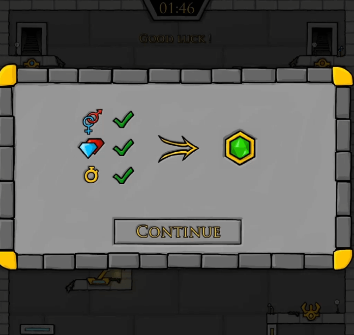 불과-물-2인용-게임하기-6-페어리테일즈-종료-화면