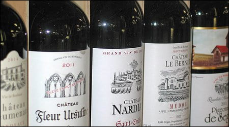 다양한 레드 와인