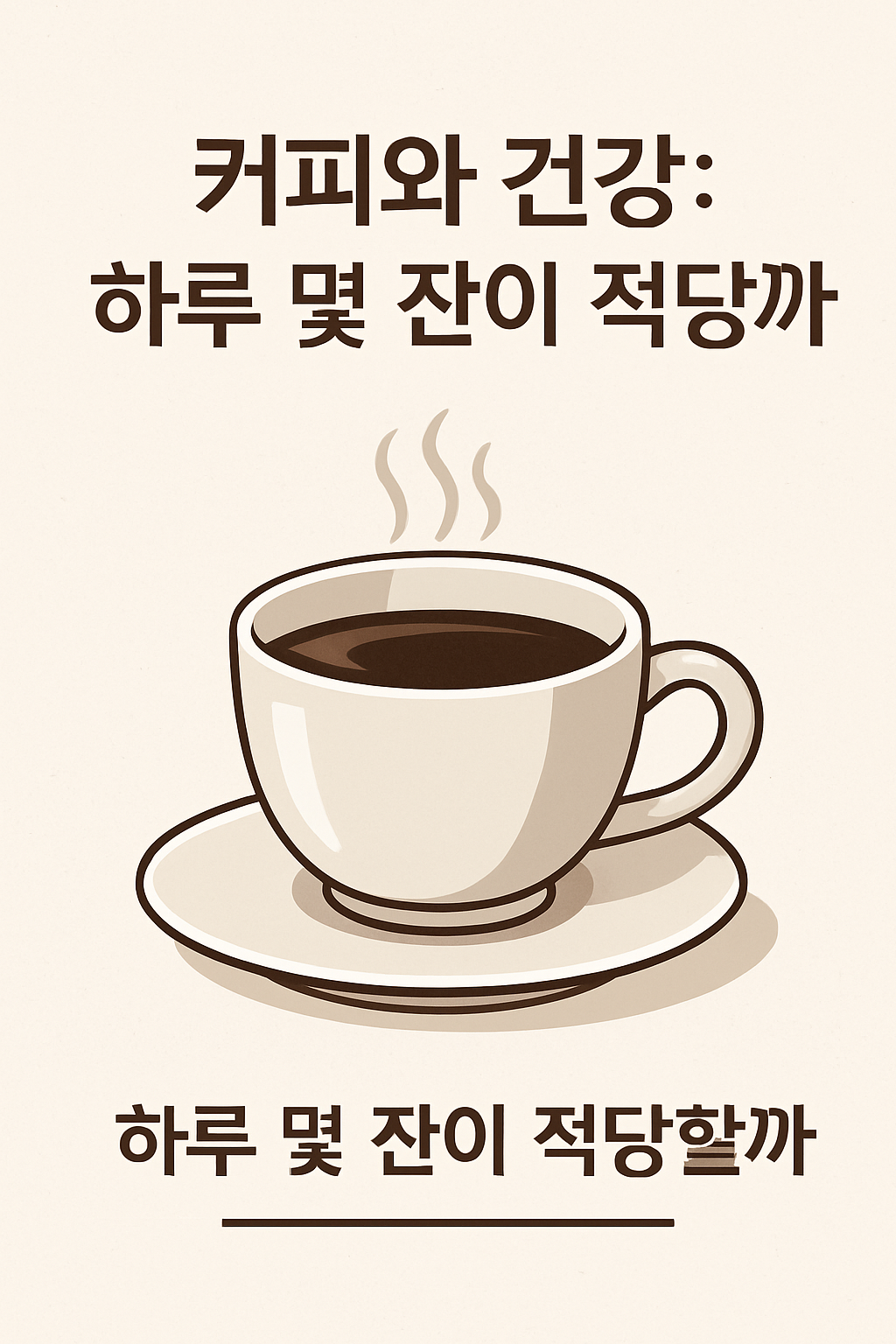 커피 하루 섭취량