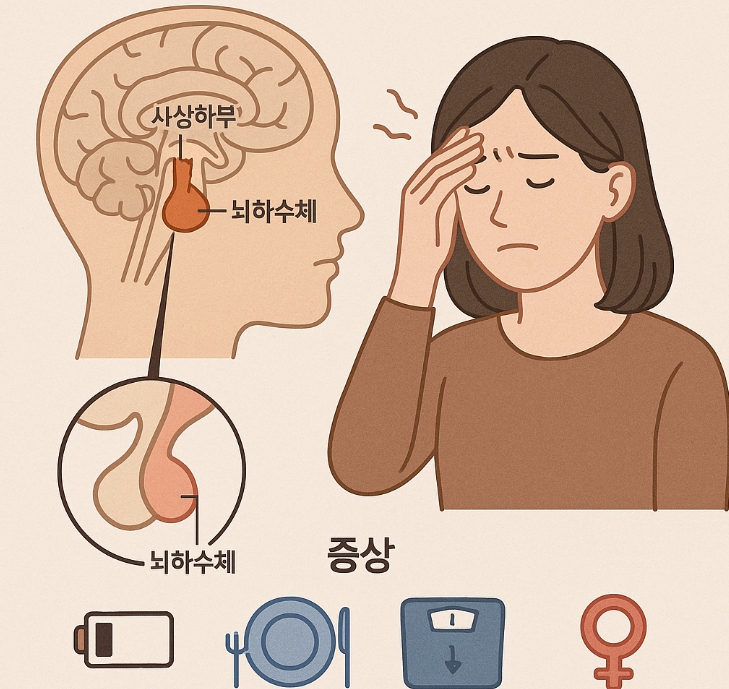 뇌하수체기능저하증 관련 자료 사진