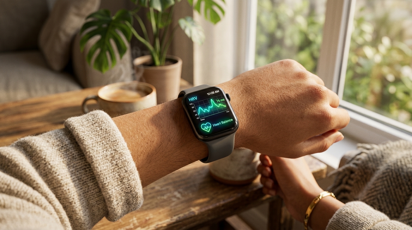 '스마트워치'로 HRV 데이터 확인