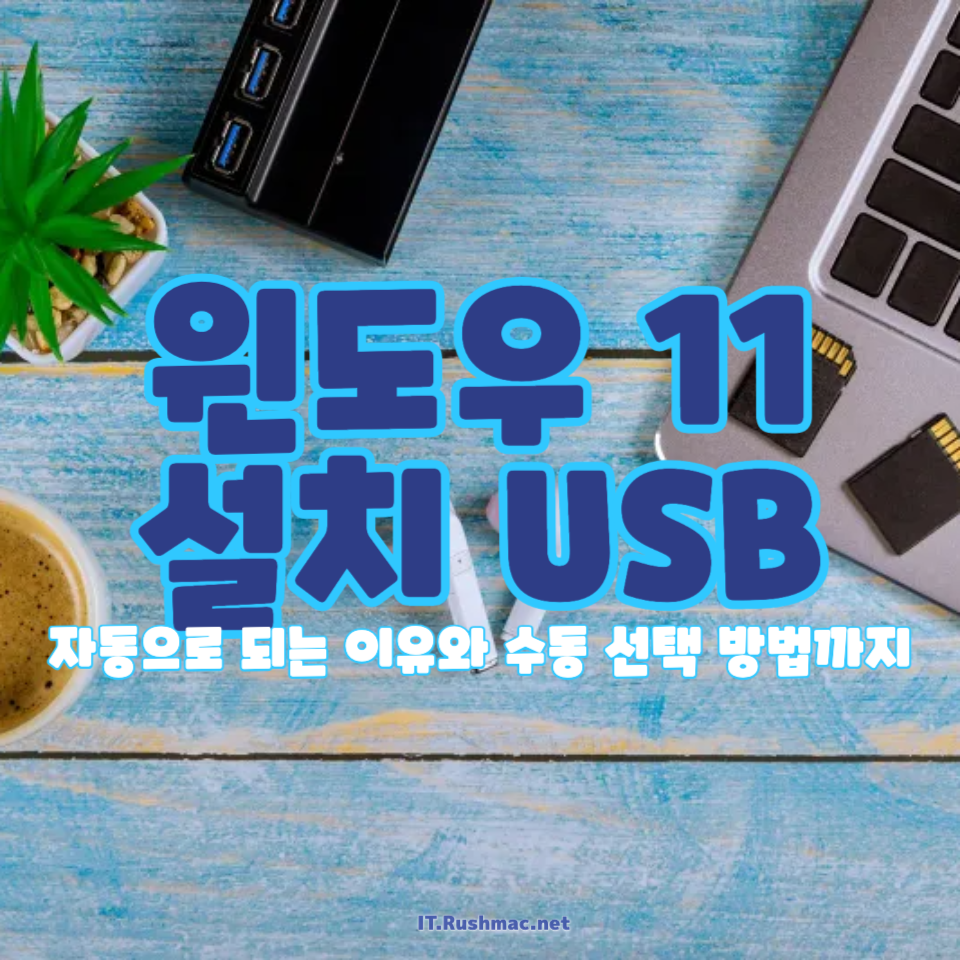 윈도우 11 설치 USB