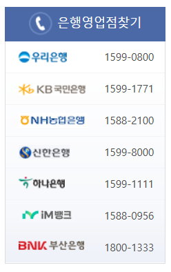 청년주택드림청약통장 가입 은행영업점 찾기