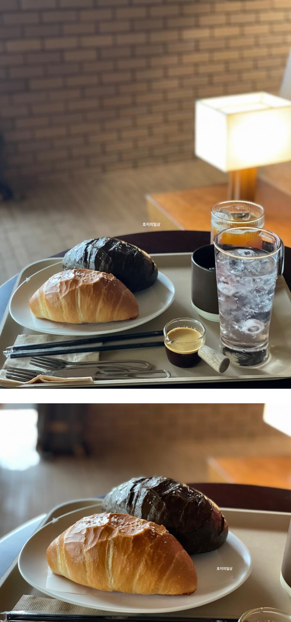 용인 수지 신상 카페 타임투비 - 기본 및 트러플 소금빵