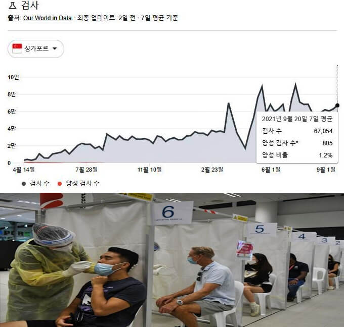 싱가포르 코로나 검사