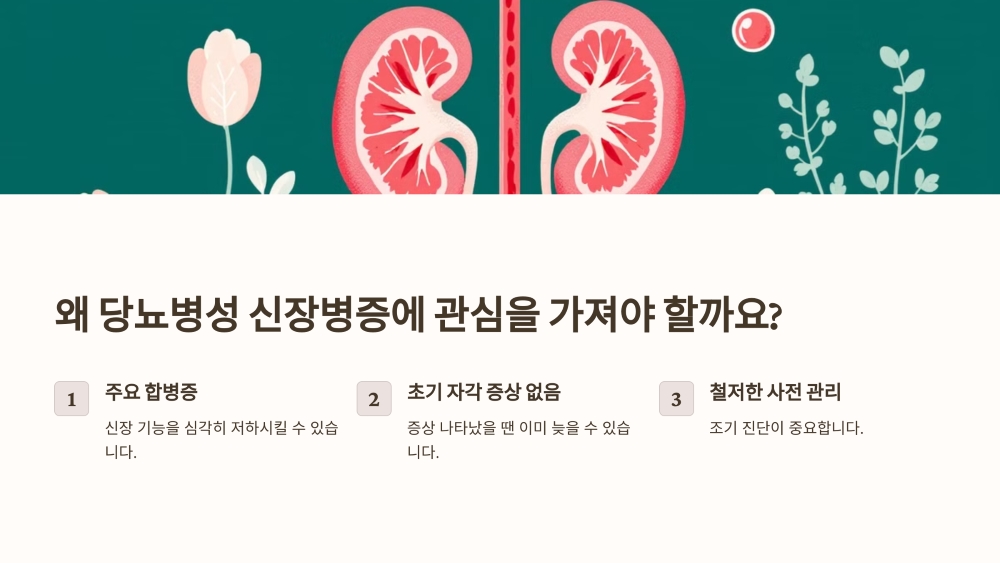 1. 당뇨병성 신장병증, 왜 관심 가져야 할까?