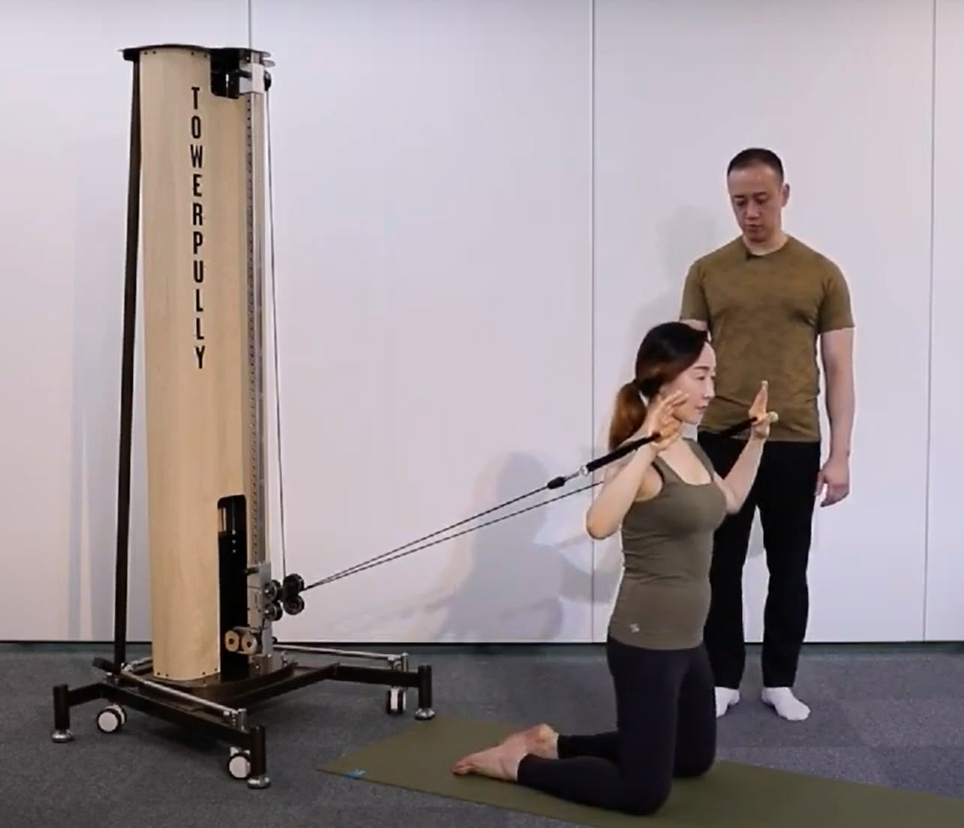 재활 타워풀리 사용 이미지