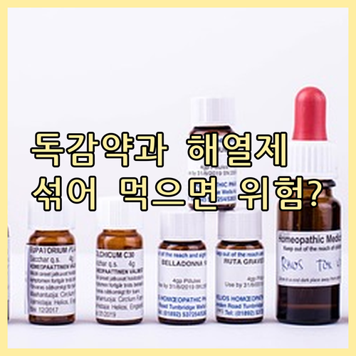독감 치료제와 해열제 중복 복용 시 ..