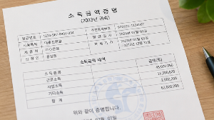 소득금액증명원 인터넷 발급 방법, 홈택스와 정부24에서 쉽게 신청하기