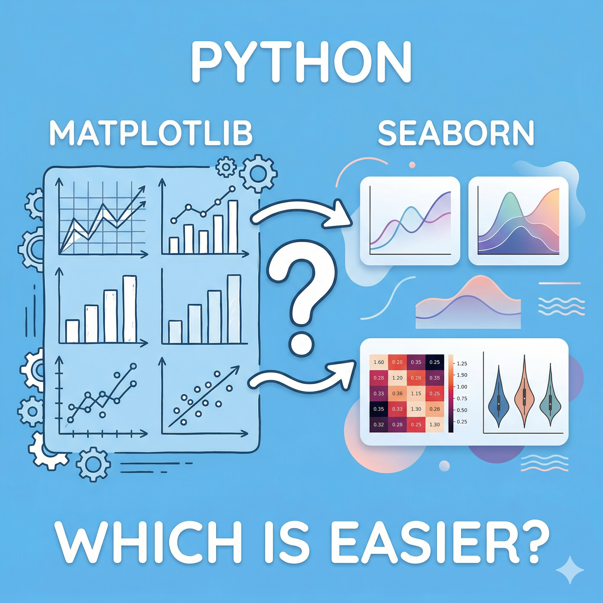 Matplotlib vs Seaborn