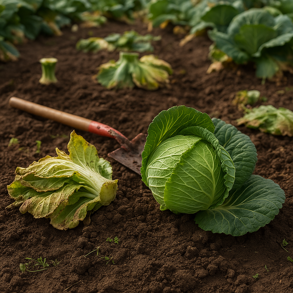 양배추 수확 후 밭 관리까지 마무리