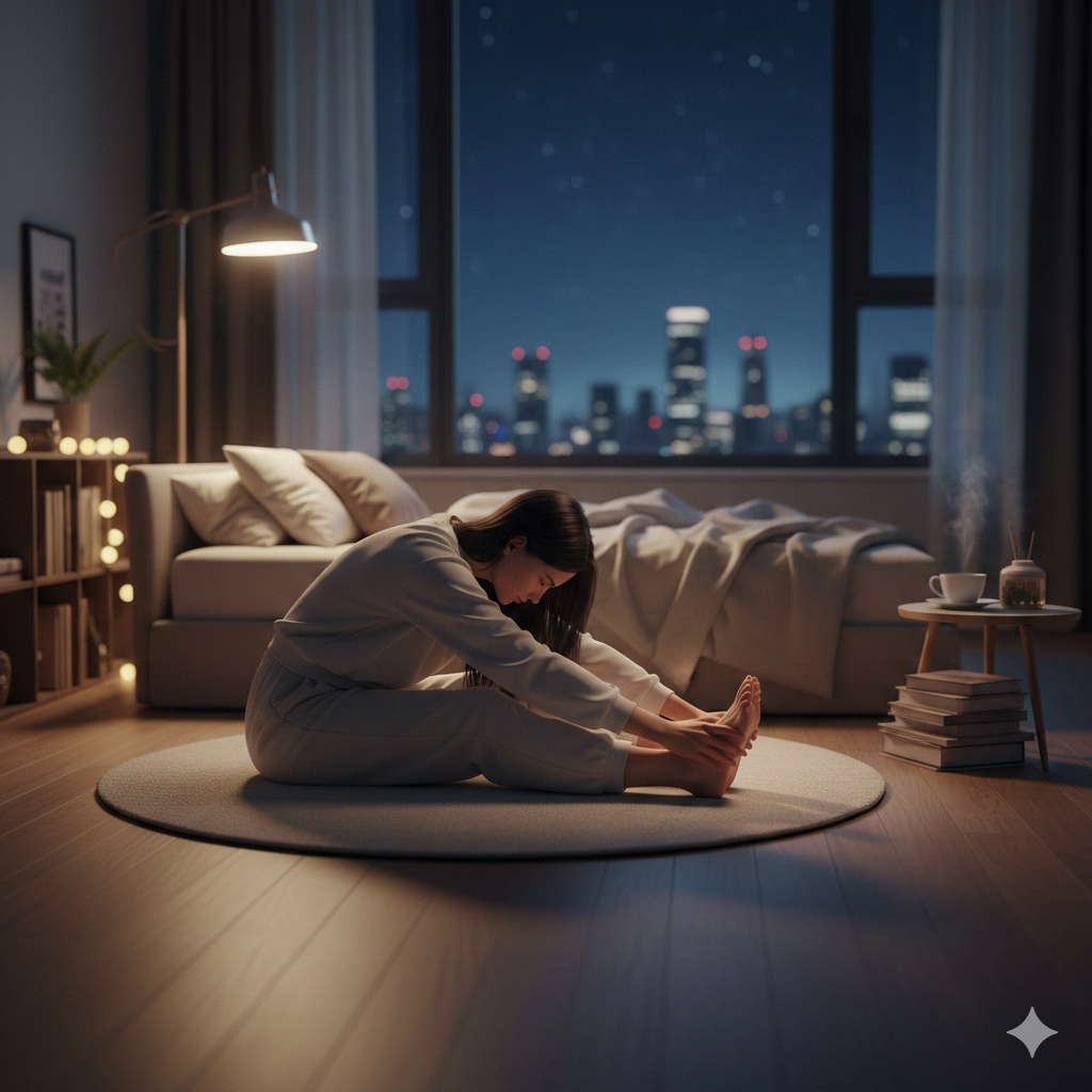 [신체 활동 및 스트레칭 루틴] 심야 스트레칭 루틴으로 숙면 유도하기