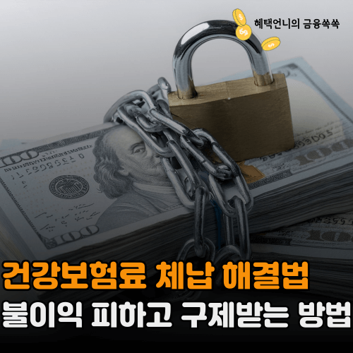 건강보험료 체납 해결법 불이익 피하고 구제받는 방법