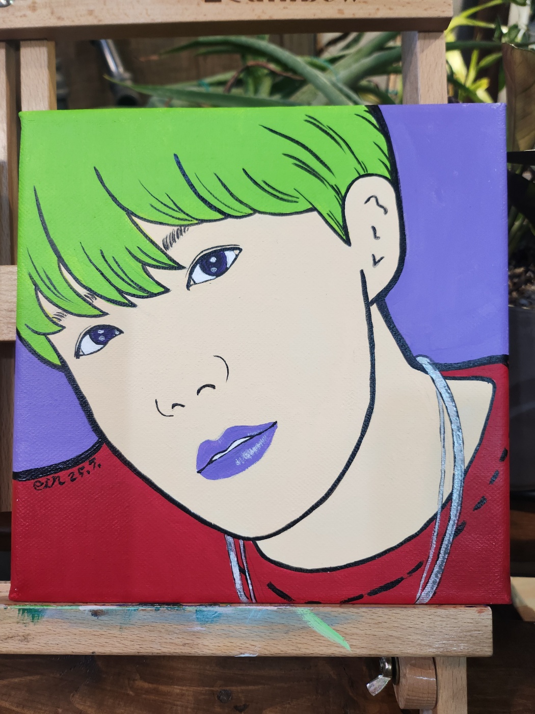 아크릴물감 제이홉