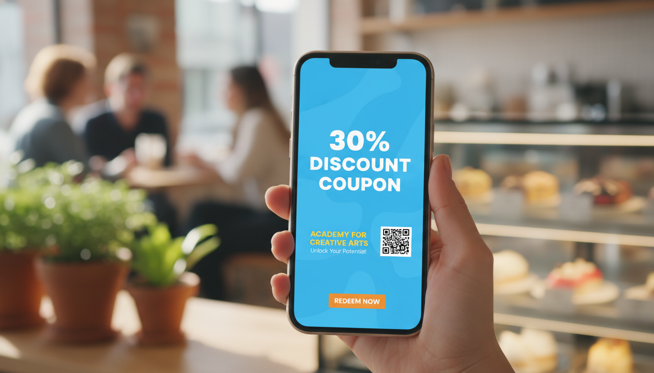 강남 토익학원 수강료 최대 30% 할인 쿠폰 모바일 화면