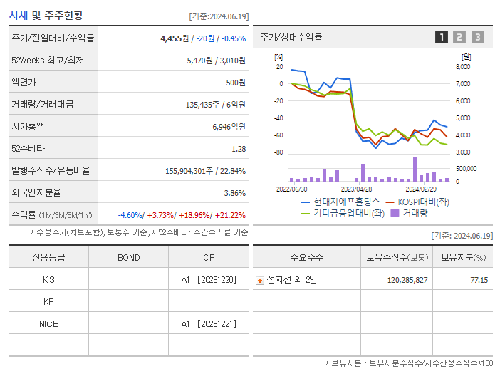 현대지에프홀딩스_기업개요