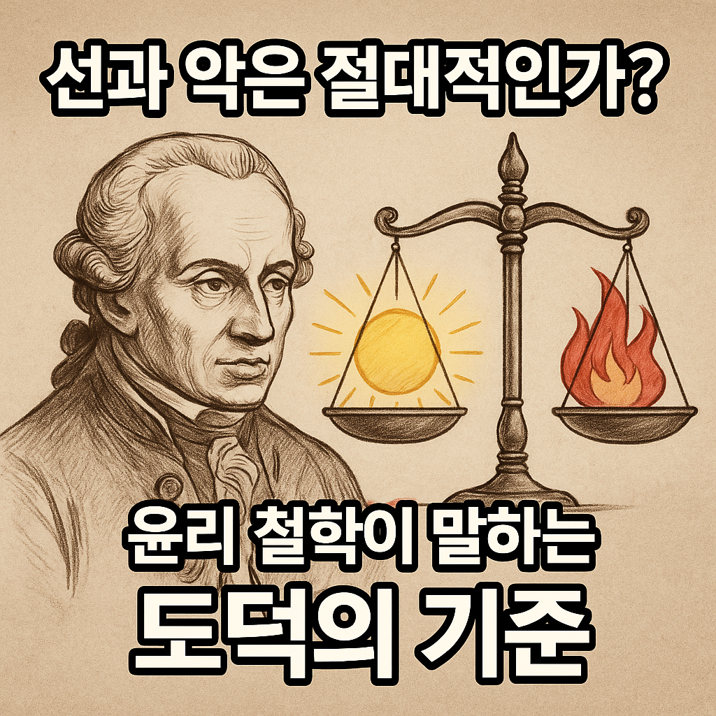 선과 악은 절대적인가? 윤리 철학이 말하는 도덕의 기준