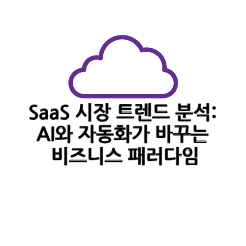 2025년 SaaS 시장 트렌드 분석 사진