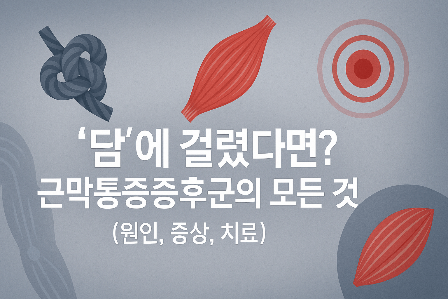 담에 걸렸다면? 근막통증증후군의 모든것 (원인, 증상, 치료)