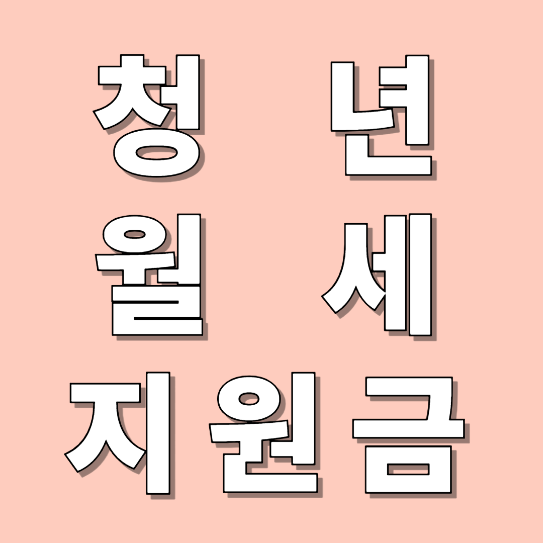 청년 월세 지원금