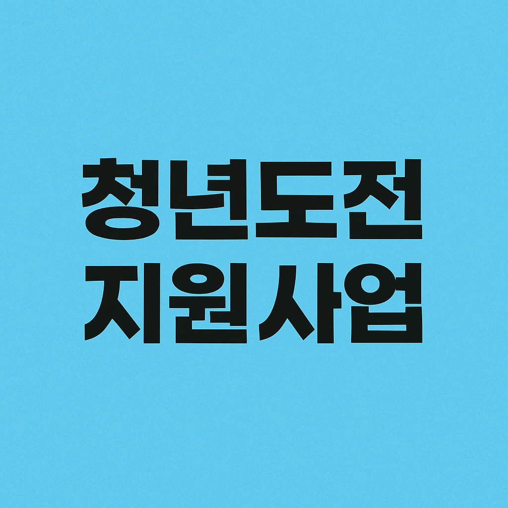 청년도전지원사업