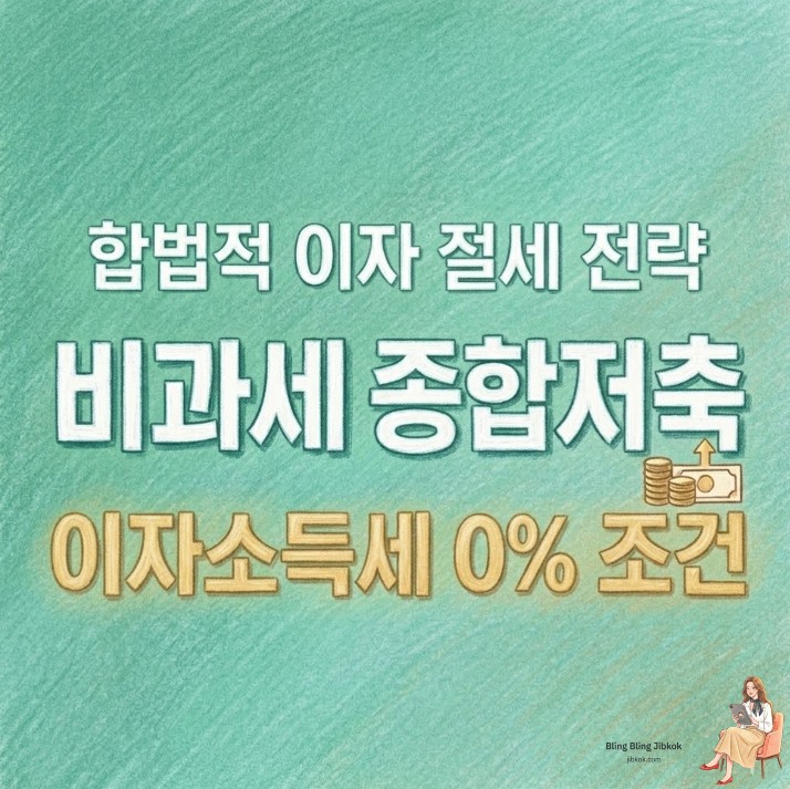 2026년 비과세 종합저축 자격 조건 및 이자소득세 0퍼센트 감면 혜택 가이드 (tax free finance banking)