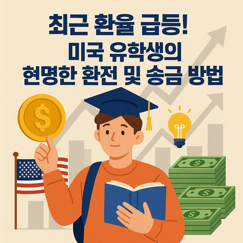 최근 환율 급등! 미국 유학생의 현명한 환전 및 송금 방법