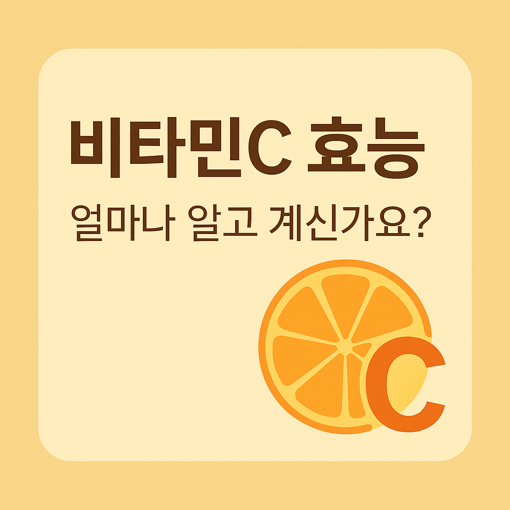 비타민C 효능