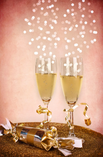 샴페인 잔 사진