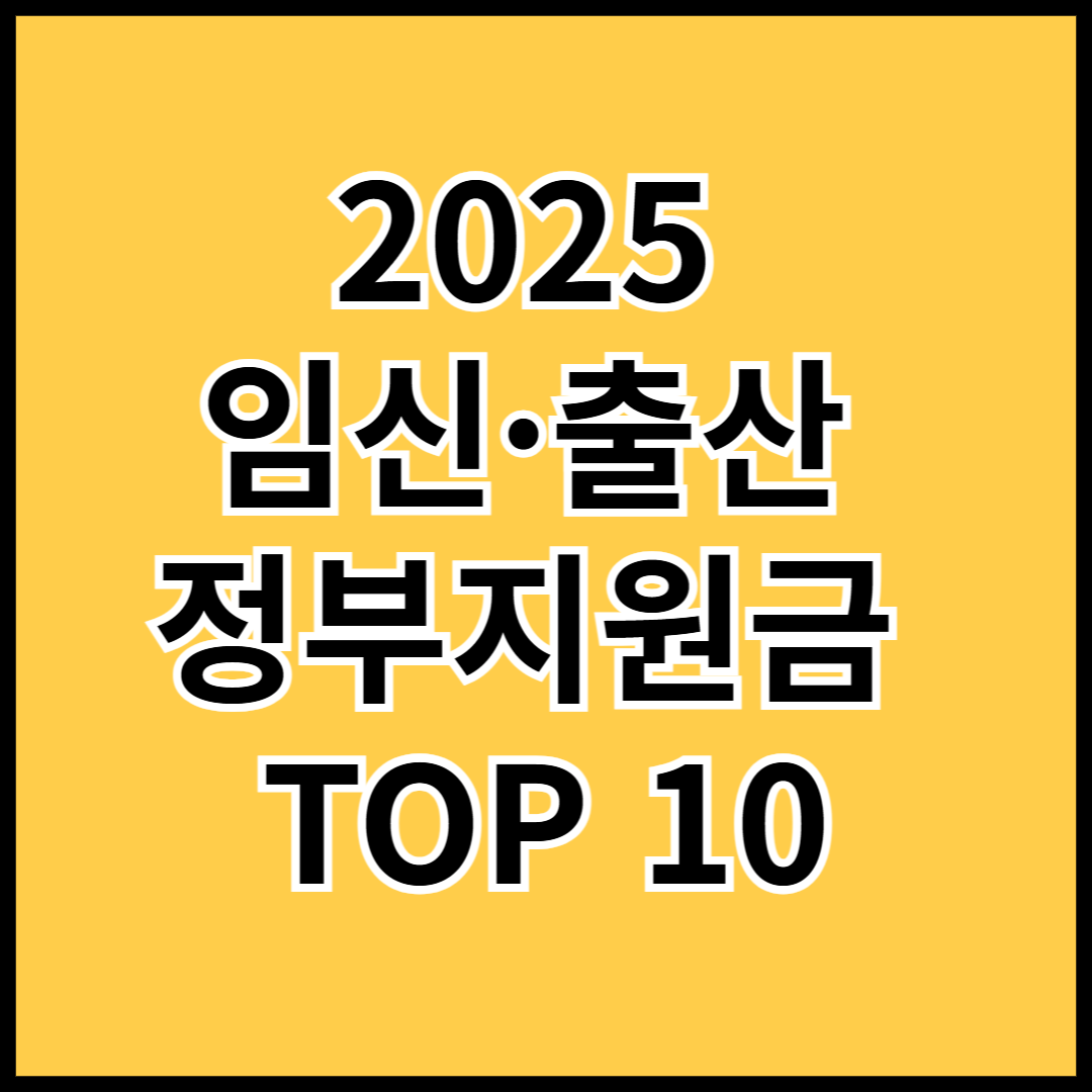 2025-임신&middot;출산-정부지원금-TOP-10-썸네일