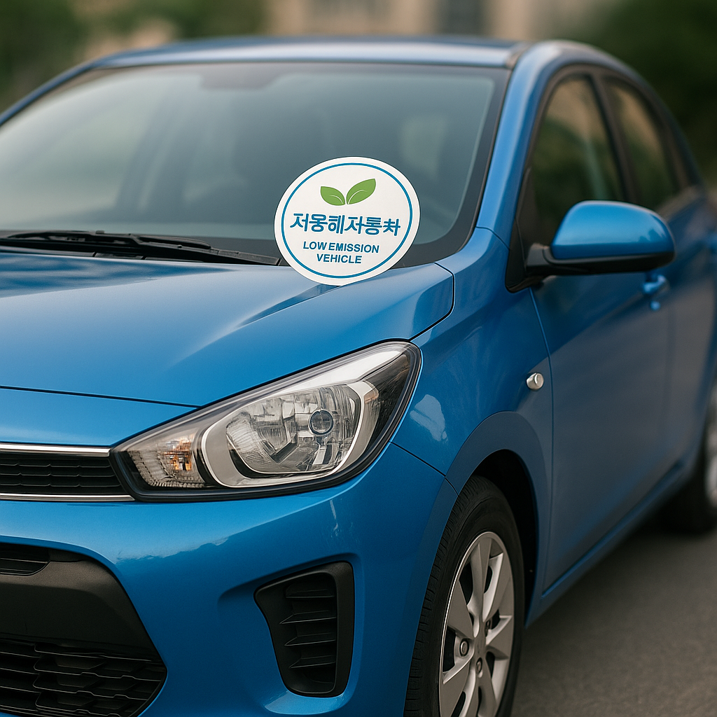 저공해 차량 등록
