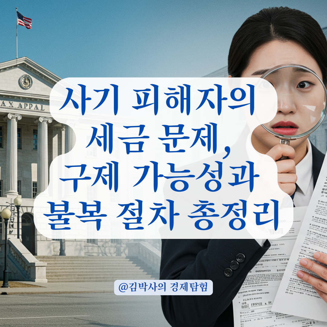 사기 피해자의 세금 구제 가능성, 불복 절차와 입증 방법까지 안내.