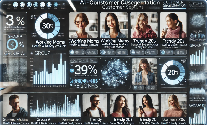 AI 기반 고객 세분화 대시보드 이미지