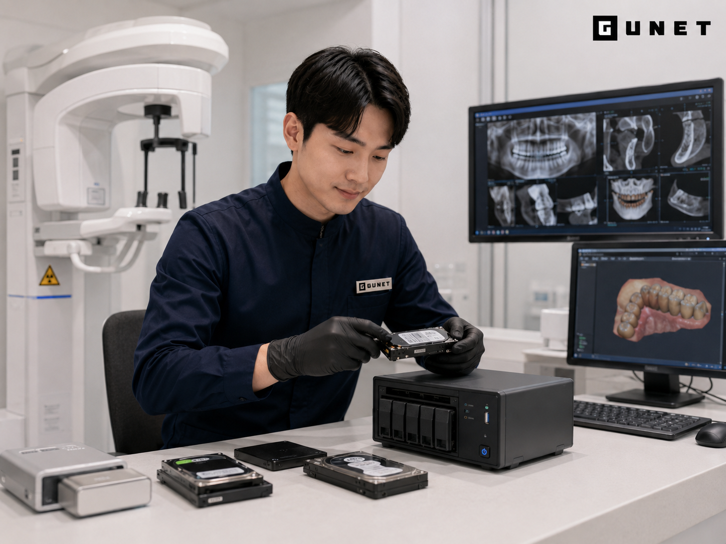 파노라마&middot;CT&middot;구강 스캔 영상 자료가 저장되는 장비와 PC