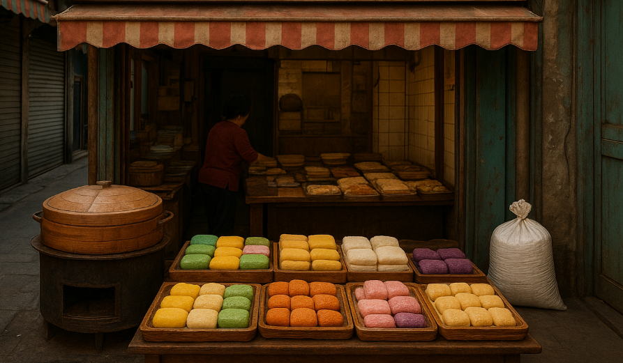 골목에서 풍겨오는 따뜻한 향기