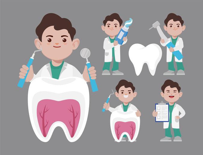 치과 업무관련 이미지