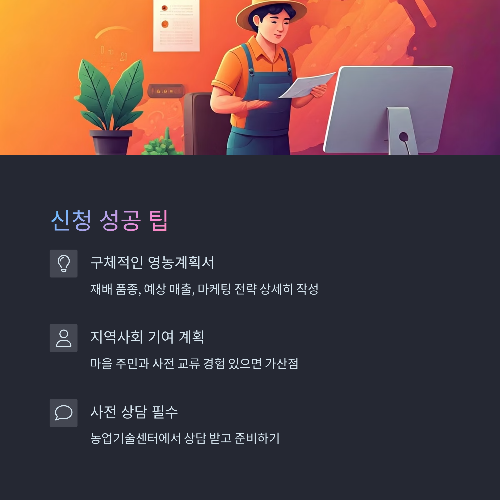 농업인안정자금 수령 시기 및 방식