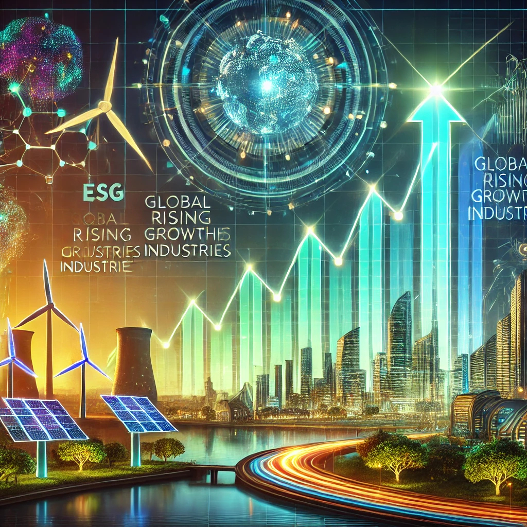 2025 글로벌 주식 성장산업, 기술주, ESG 관련 사진