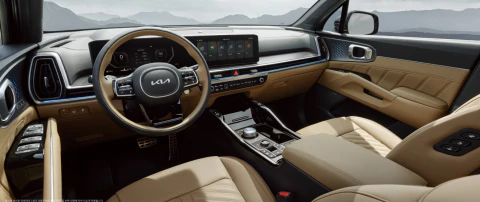 쏘렌토 MQ4 하이브리드 실내 인테리어