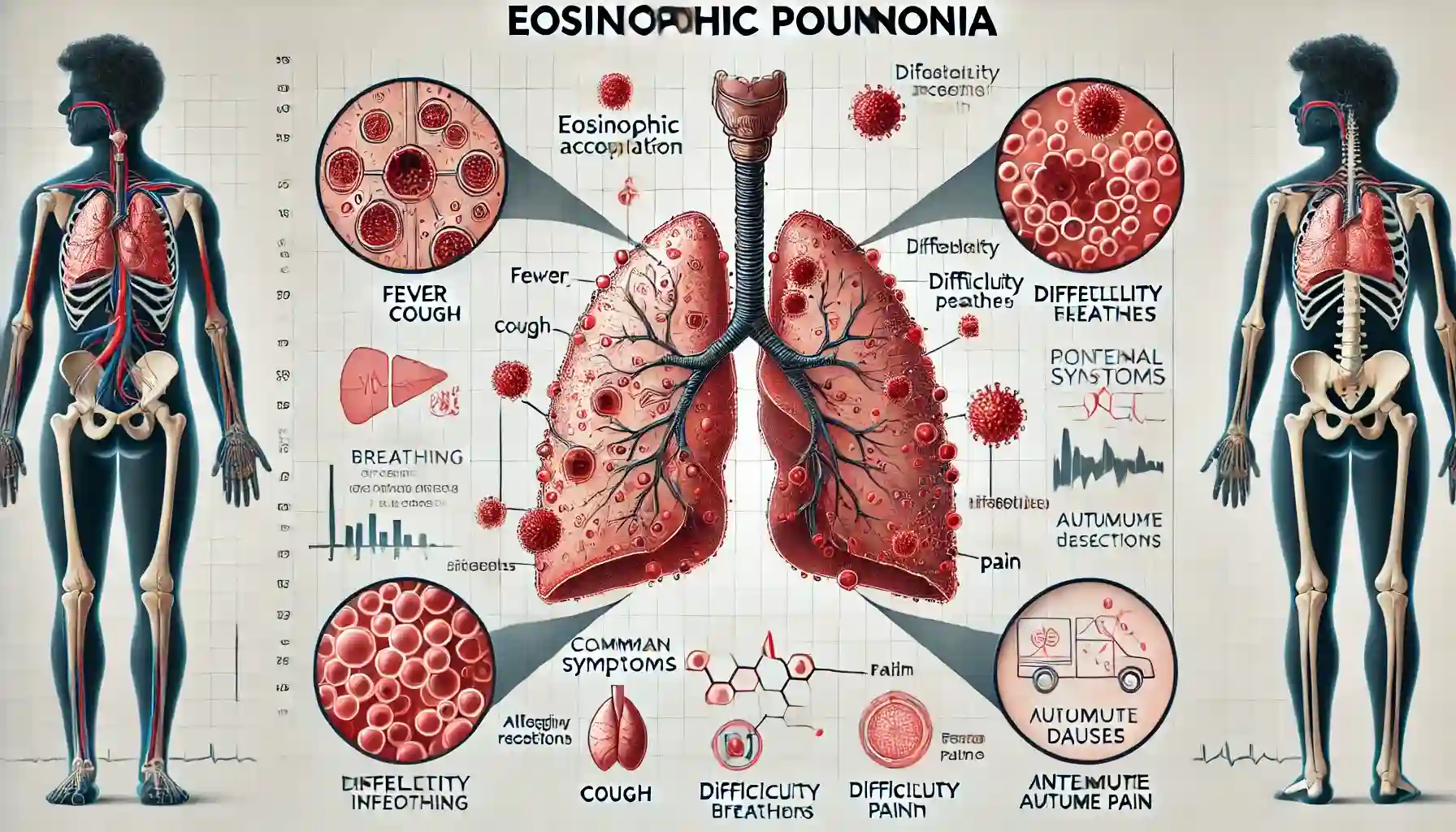 호산구성 폐렴 관련 이미지