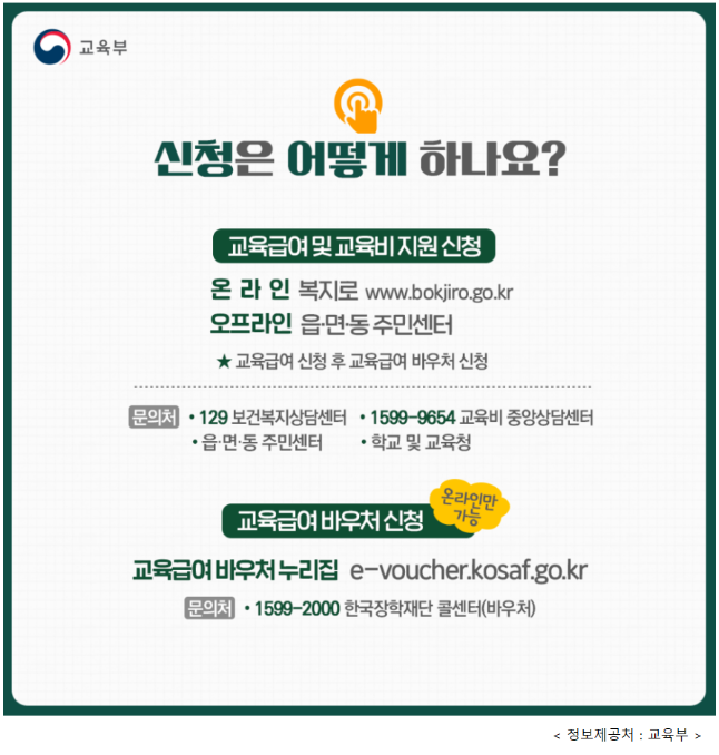 교육급여바우처 신청방법