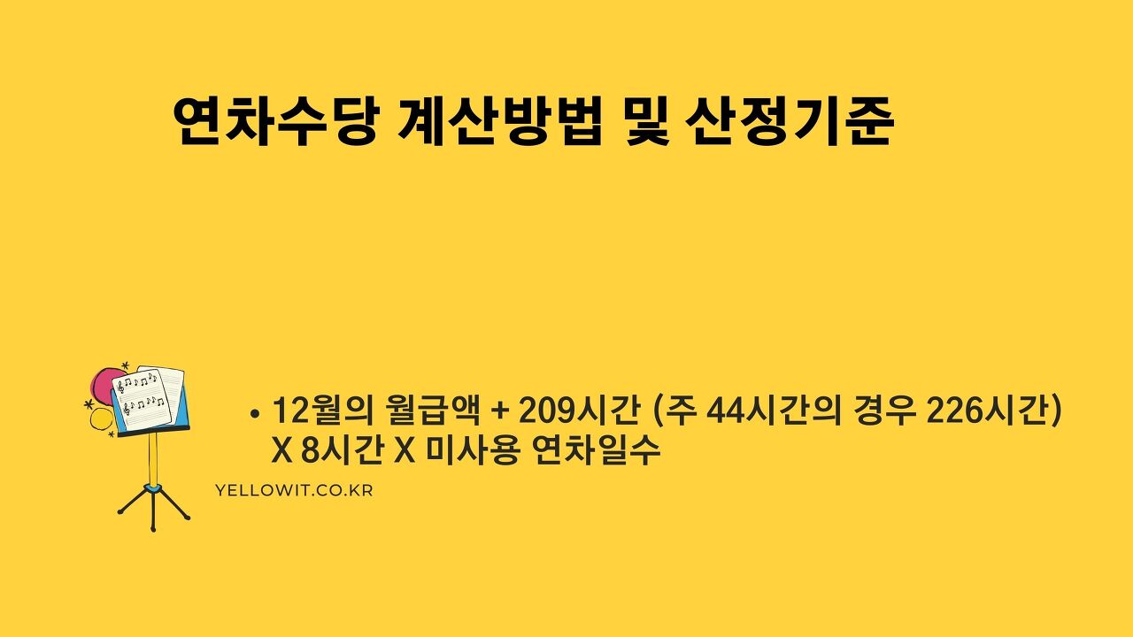 연차수당 관련 법적 기준과 사례