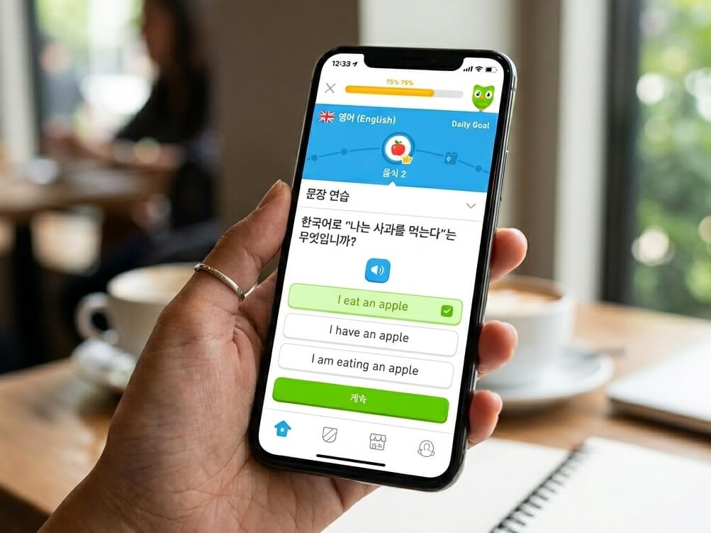 외국어 공부 앱(Duolingo/Cake) 30일 학습 후기