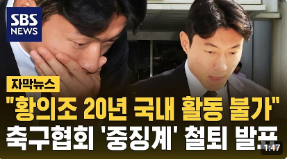 황의조 선수, 성범죄 확정 판결