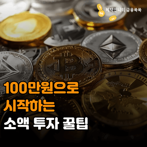 100만원으로 시작하는 2024 소액 투자 꿀팁